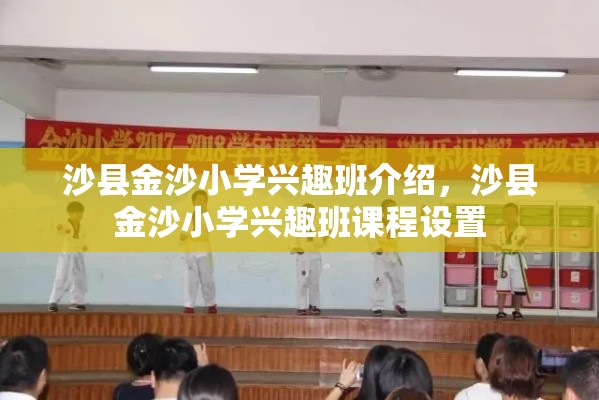 沙县金沙小学兴趣班介绍，沙县金沙小学兴趣班课程设置