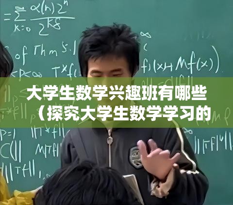 大学生数学兴趣班有哪些（探究大学生数学学习的多元化选择）