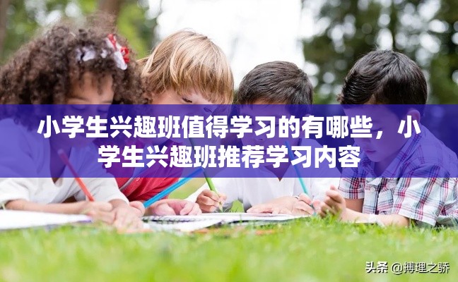 小学生兴趣班值得学习的有哪些，小学生兴趣班推荐学习内容