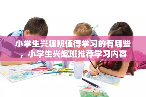 小学生兴趣班值得学习的有哪些，小学生兴趣班推荐学习内容