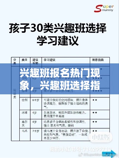 兴趣班报名热门现象，兴趣班选择指南