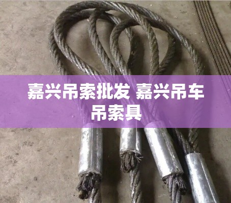 嘉兴吊索批发 嘉兴吊车吊索具