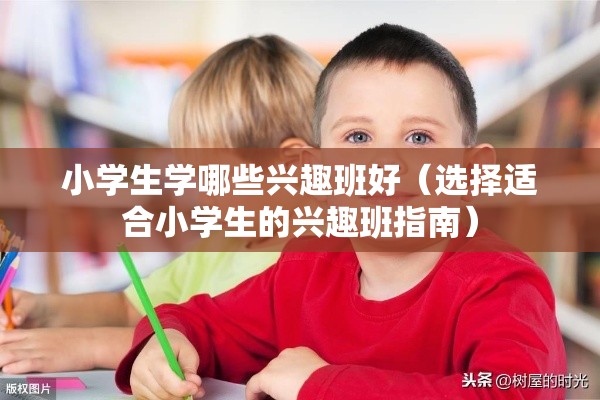 小学生学哪些兴趣班好（选择适合小学生的兴趣班指南）