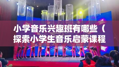 小学音乐兴趣班有哪些（探索小学生音乐启蒙课程）