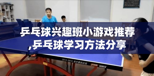 乒乓球兴趣班小游戏推荐,乒乓球学习方法分享