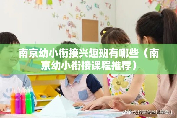 南京幼小衔接兴趣班有哪些（南京幼小衔接课程推荐）