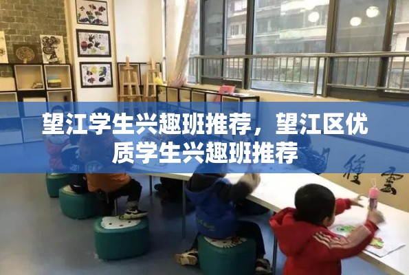 望江学生兴趣班推荐，望江区优质学生兴趣班推荐