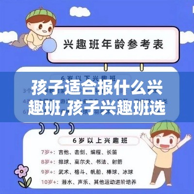 孩子适合报什么兴趣班,孩子兴趣班选择指南