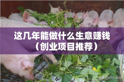 这几年能做什么生意赚钱（创业项目推荐）