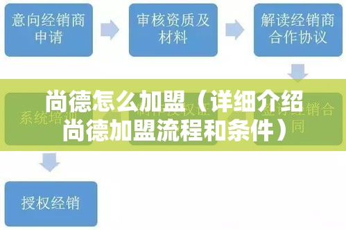 尚德怎么加盟（详细介绍尚德加盟流程和条件）