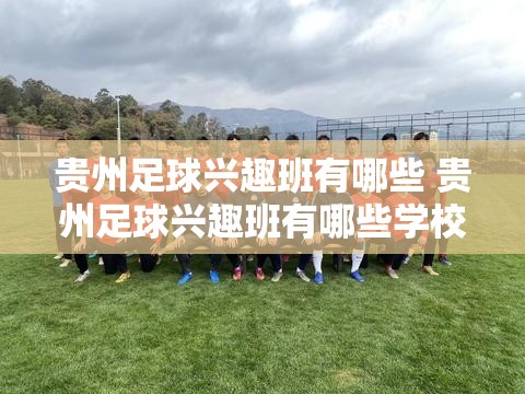 贵州足球兴趣班有哪些 贵州足球兴趣班有哪些学校