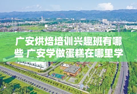 广安烘焙培训兴趣班有哪些 广安学做蛋糕在哪里学