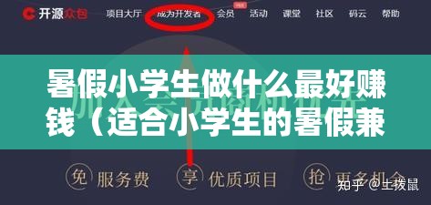 暑假小学生做什么最好赚钱（适合小学生的暑假兼职推荐）