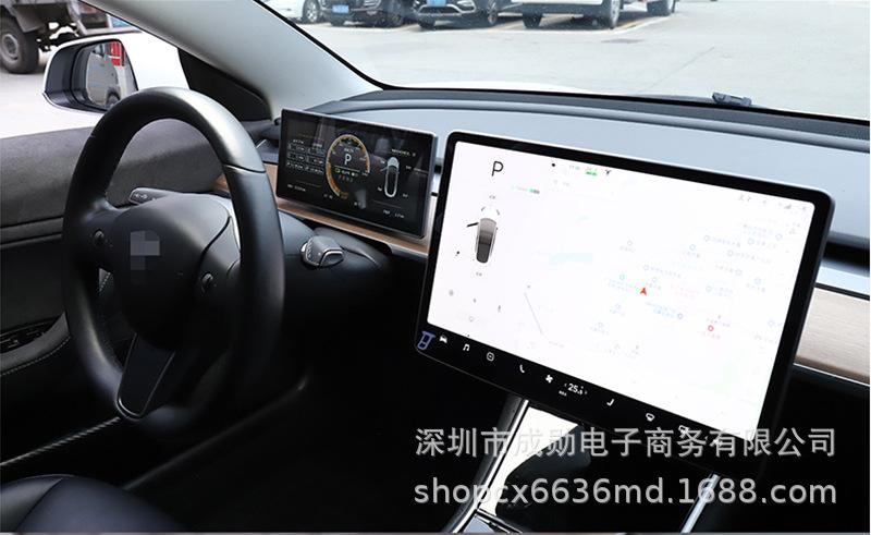 model3全液晶仪表盘 特斯拉model 3 仪表盘