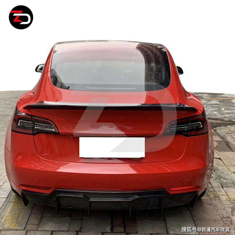 19款model3尾翼 model3performance尾翼