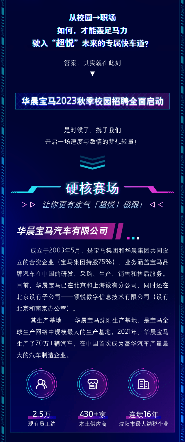 华晨宝马校招 华晨宝马校招信息技术