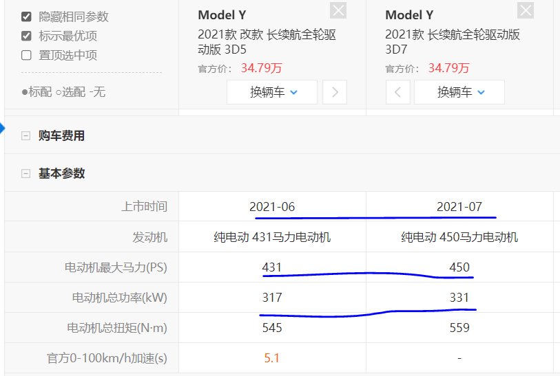 modely新申报图 特斯拉 model y 新型号申报