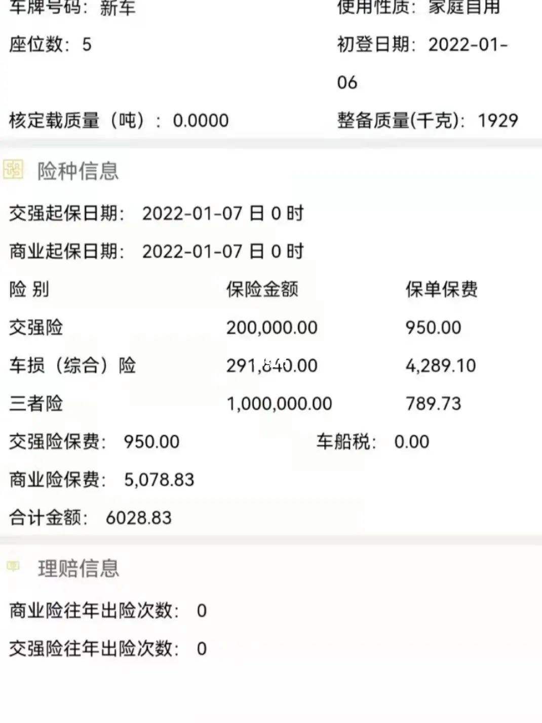 modely最新保险费用 国产modely保险费一年