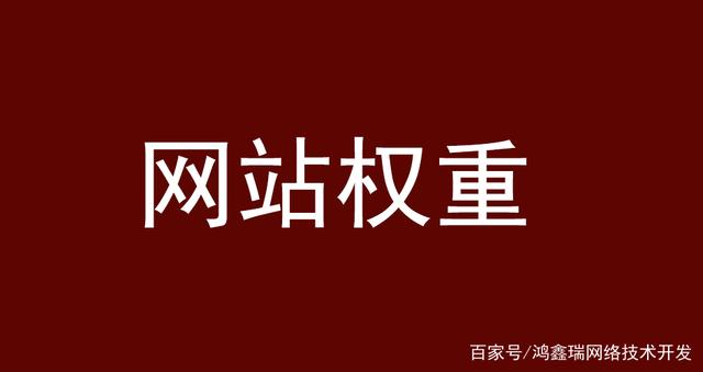 网站测权重 哪个网站权重高