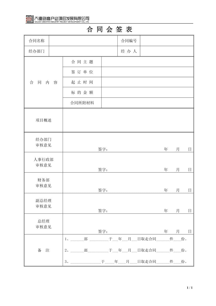 合同会签是什么意思 