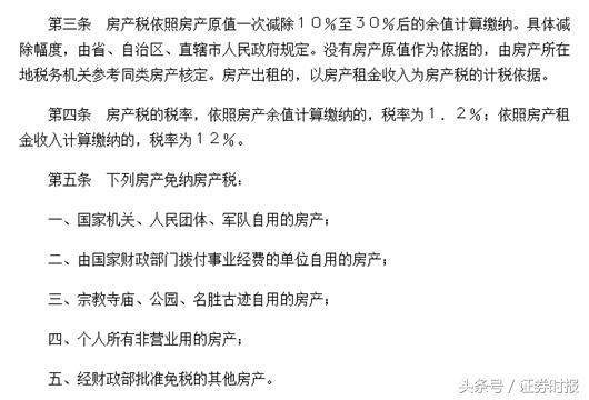 上海市房地产税细则 上海房地产税征收办法