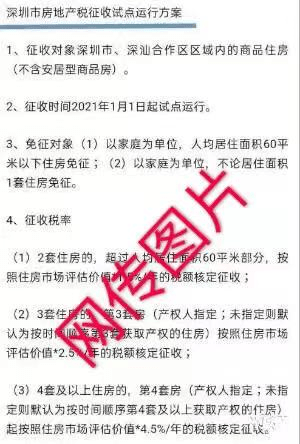 深圳房地产税方案建议 深圳房地产税征收试点方案