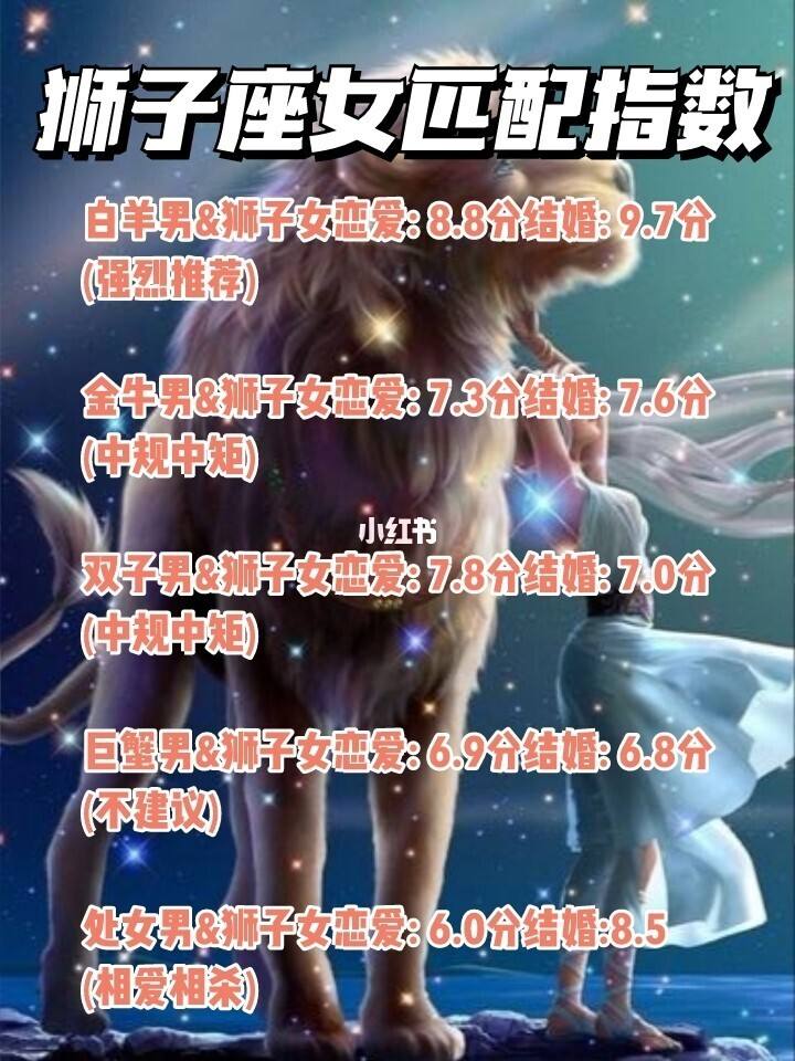 狮子女匹配星座男 狮子女匹配星座男合适吗