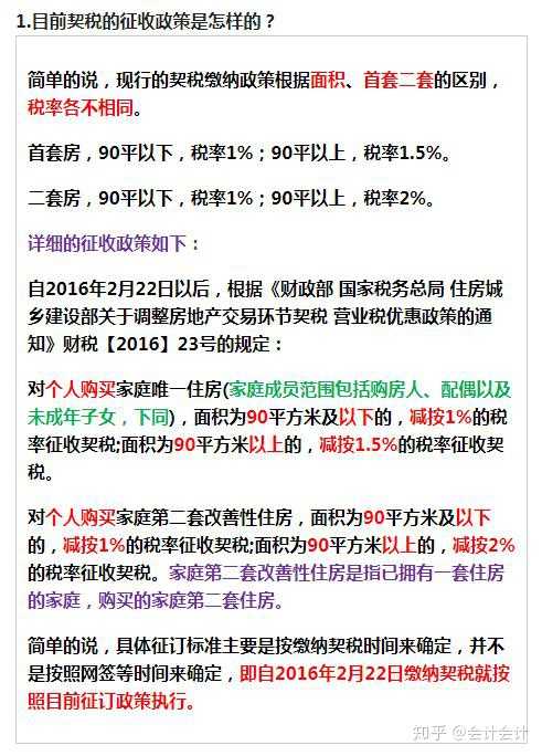 九江市三套房契税标准 九江市三套房契税标准最新