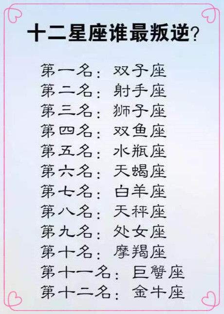 爱钻牛角尖的星座(爱钻牛角尖的星座排名)