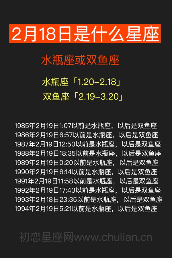 2月20号什么星座(2月20号什么星座?)