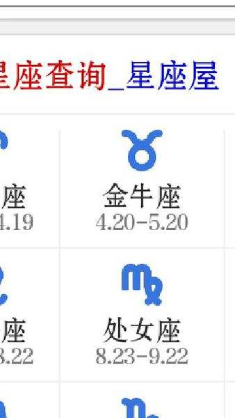 星座农历查询表(星座查询阳历查询表)