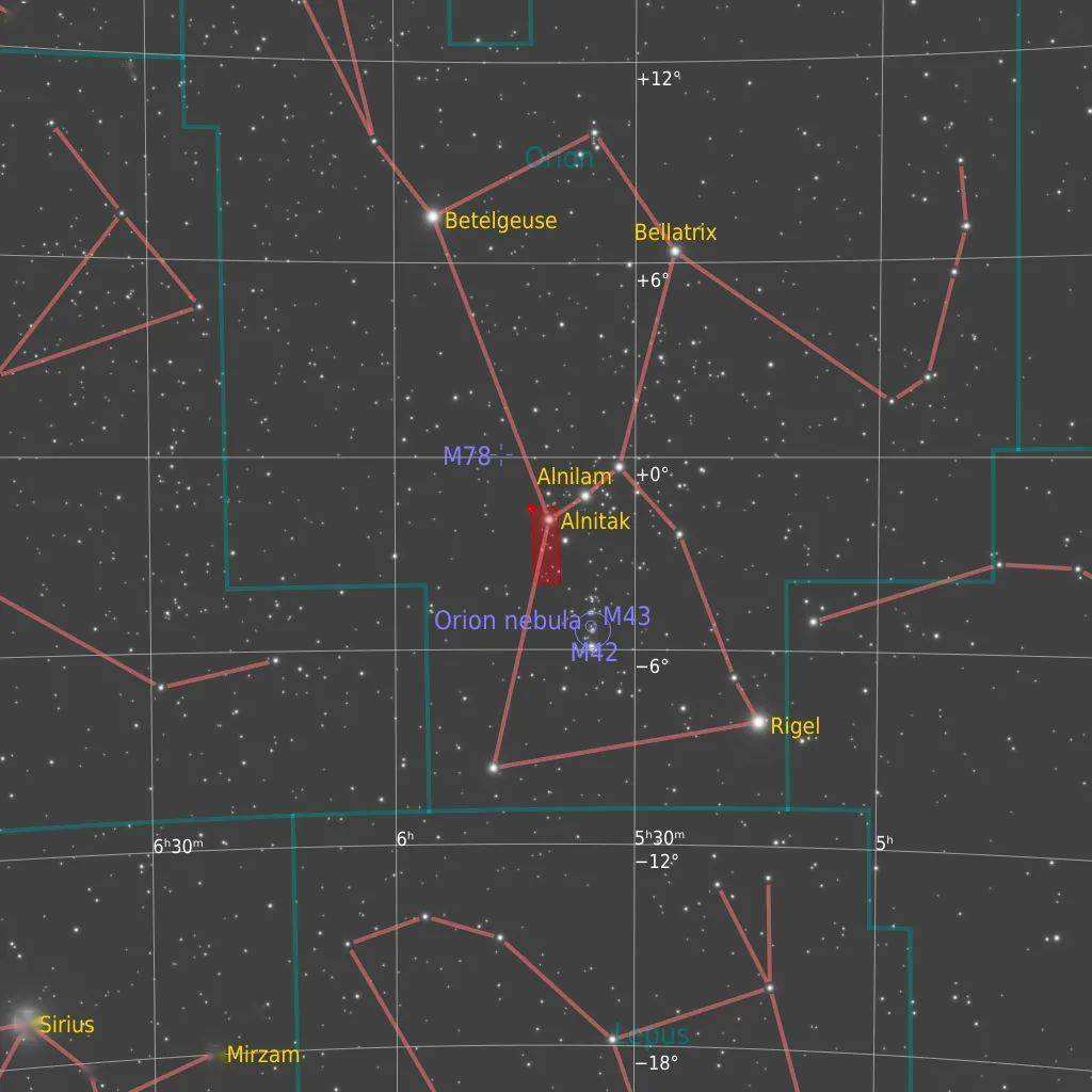 猎户座星座(猎户座星座几月几日)