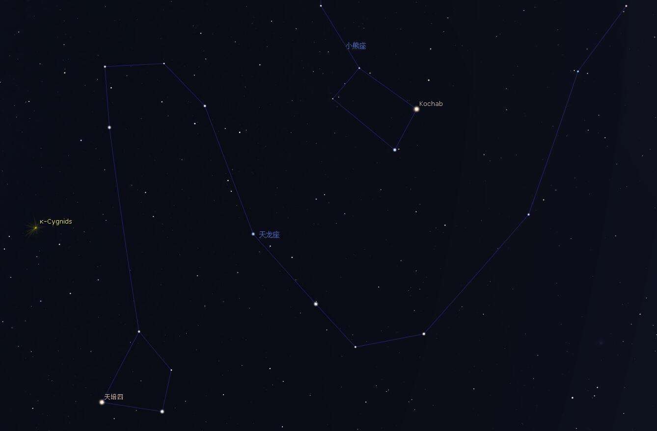 夜空星座表(冬夜星空星座图)